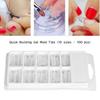 100pcs Clear Nail Form Full Cover Quick Building Gel Mold Tips Nail Extension DIY Manicure Tool