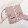 New women's wallet lightweight and simple zipper buckle wallet fashionable multi-card long wallet