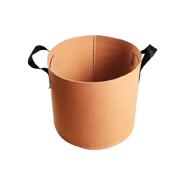 Nonwoven Fabric Grow Bags Garden Plant Pots with Handle Nonwoven Texture Suitable for Growth of Vegetables and Flowers