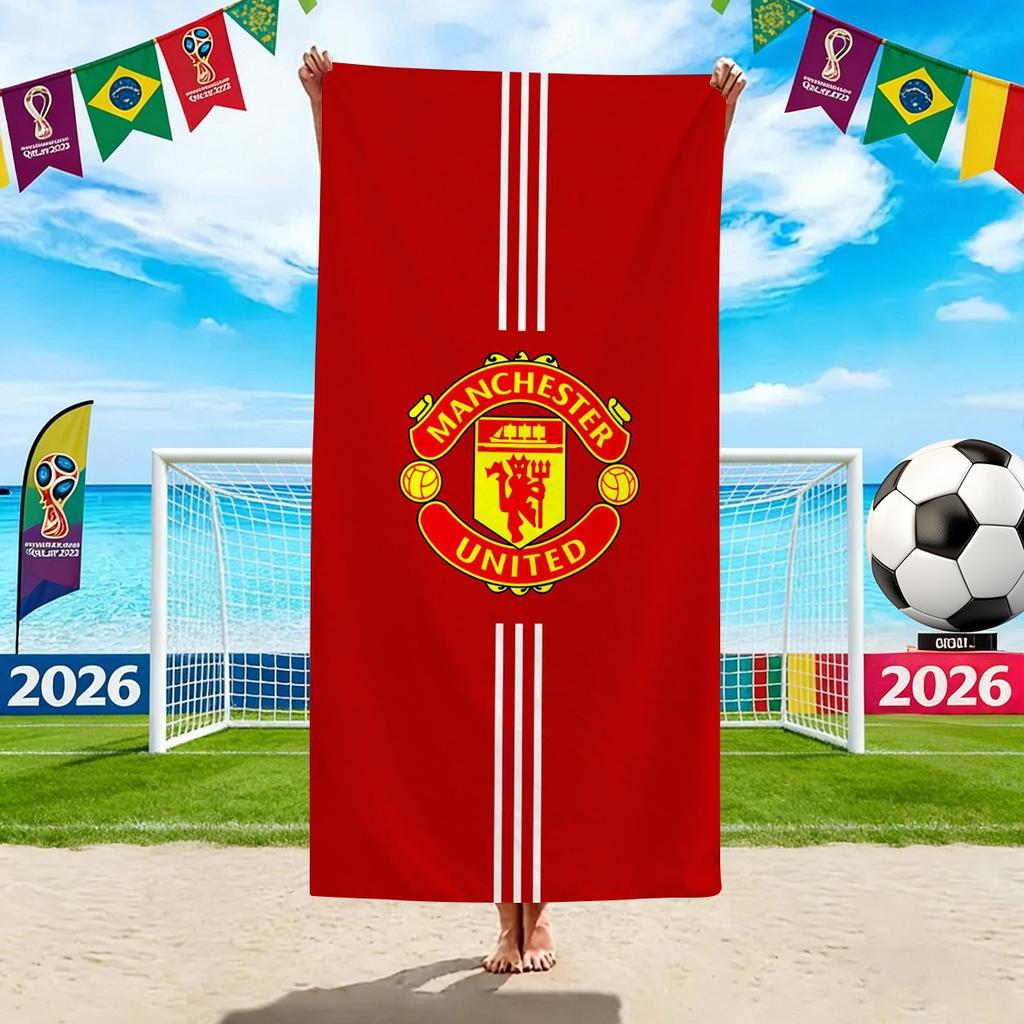 World Cup Beach Towels, Us-Canada-Mexico Football Team Microfiber Quick-Drying Absorbent Bath Towels, Sports Towels