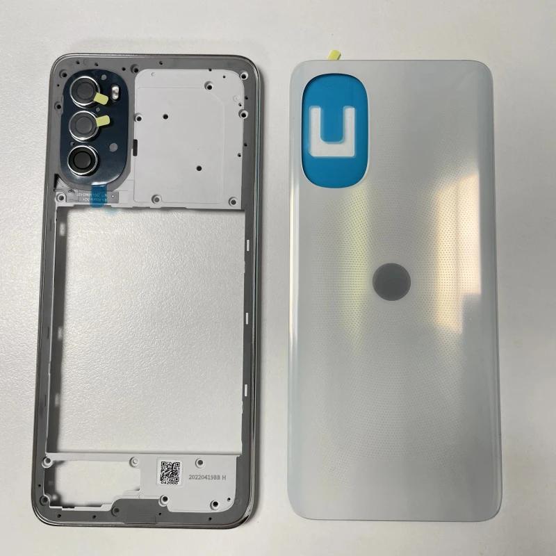 Pełna Obudowa Do Motorola Moto G82 XT2225-1 Środkowa Ramka Pokrywa Tylna Pokrywa Baterii Tylna Pokrywa Części Naprawcze