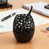 Office Desk Organizer Modern Honeycomb Pen Holder, 3D Printed Hollow Design Container Container, Stylish for Pencils Makeup Brushes Large Capacity