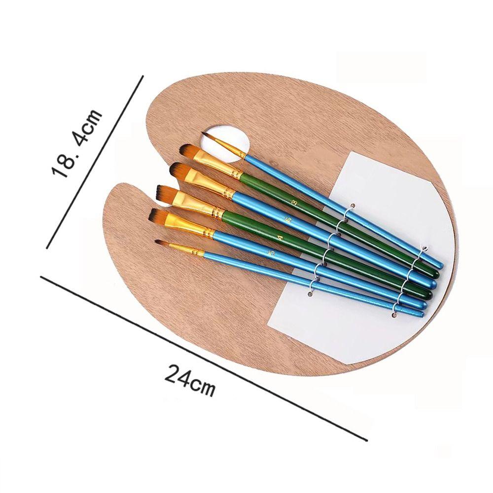 Wood Color Paint Tray Wooden Paint Brushes Artist Trays Wooden Paint Palette  Paint Palette