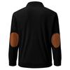 American Style Loose Sweatshirts Spring Autumn Men's Vintage Corduroy Stand-Up Collar Contrast Patchwork Casual Long-Sleeved Sweatshirt