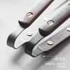 Japanese style walnut stainless steel food heat-resistant food clip, barbecue clip, outdoor barbecue clip