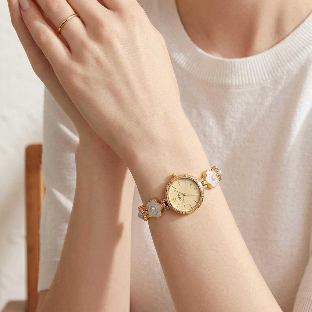 Gedi Rose Mother-of-Pearl Women's Quartz Watch - Niche Design, Waterproof, Elegant for Daily Commute