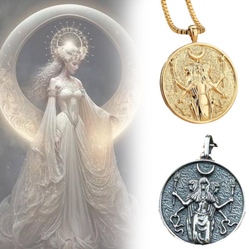 Greek Artemis Mythology Totem Necklace Clothing Match Accessory Gift Collection