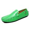 Fashion New Stylish Mens PU Leather Loafers Non Slip Walking Flats Breathable Outdoor Slip On Casual Shoes Male Office Driving Moccasins