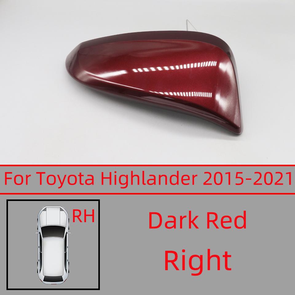 Car Rearview Mirror Cover Cap For Toyota Highlander 2015 2016 2017 2018 2019 2020 2025 Door Outside Wing Housing Shell Hood Lid