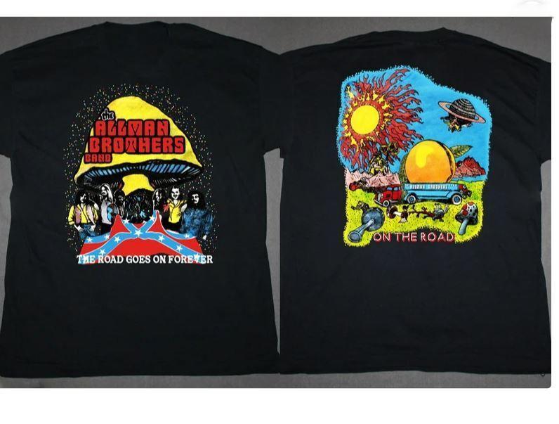1980 The Allman Brothers Band The Road Goes On Forever T-ShirT