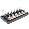 ANM MEGA 6Way MIDI Fuse Box 30A-500A Bolt-Down Power Distribution Block with Copper Busbar for RV Camper Boat Marine