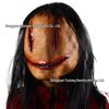 Halloween Scary Ghost Mask with Wig: Spooky Female Ghost Costume for Haunted Houses and Parties