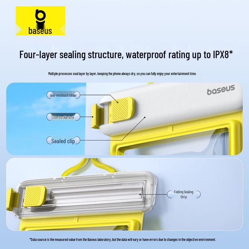 Baseus Universal IPX8 Waterproof Phone Pouch with Touchscreen