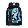 Hatsunes Anime Mikus Travel Backpack Men Women School Computer Bookbag Virtual Singer College Student Daypack Bags