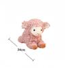 Cute Lamb Plush Toy Simulation Sheep Stuffed Doll Soft Kids Accompany Toys Adorably Room Decor Toys Exquisite Birthday Gifts