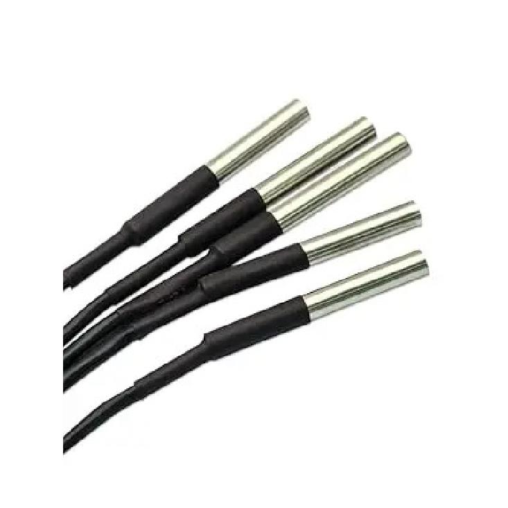5Pcs DS18B20 Temperature 2M Sensor Waterproof Temperature Sensor with Digital Thermal Stainless Steel Tube Probe for Arduino