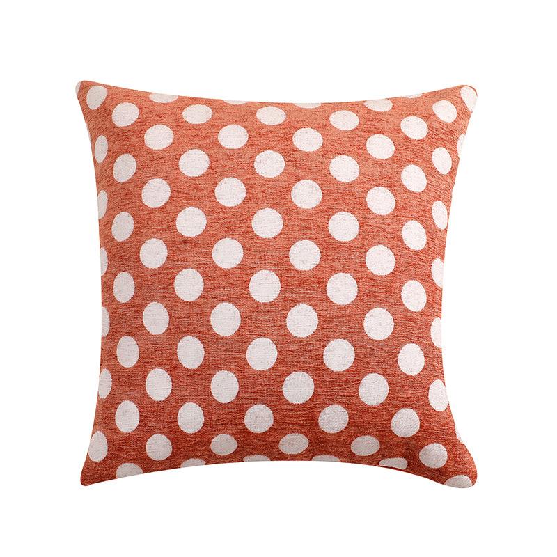 Funda para Cojín de Lana de Playa con Gradiente a Cuadros Naranja Marrón Cálido Decoración de Sala de Estar Dormitorio Cojín de Felpa
