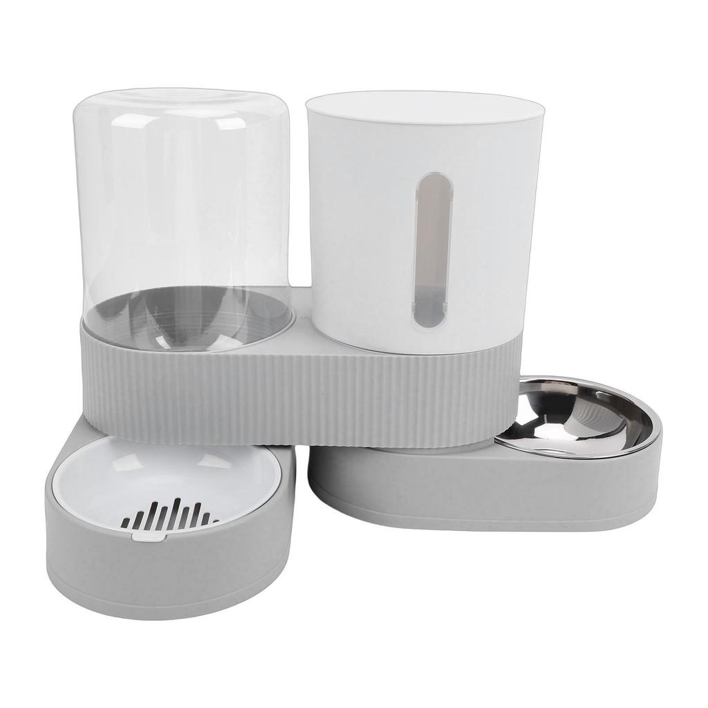 2 In 1 Cat Feed and Wat Dispens Lasting Freshness Large Capacity Automatic Pet Feed for Cats Dogs