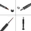 1pc Multi-functional 5-in-1 Screwdriver Set  Aluminum Alloy Tool Precision Cross Flathead Driver Portable Watch Repair Tool Kit