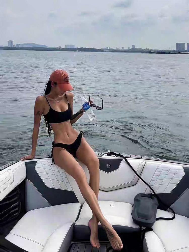 1011 Korean Ladies Bikini Swimsuit Sexy Triangle Ins Internet celebrity Babes Seaside Vacation Swimsuit