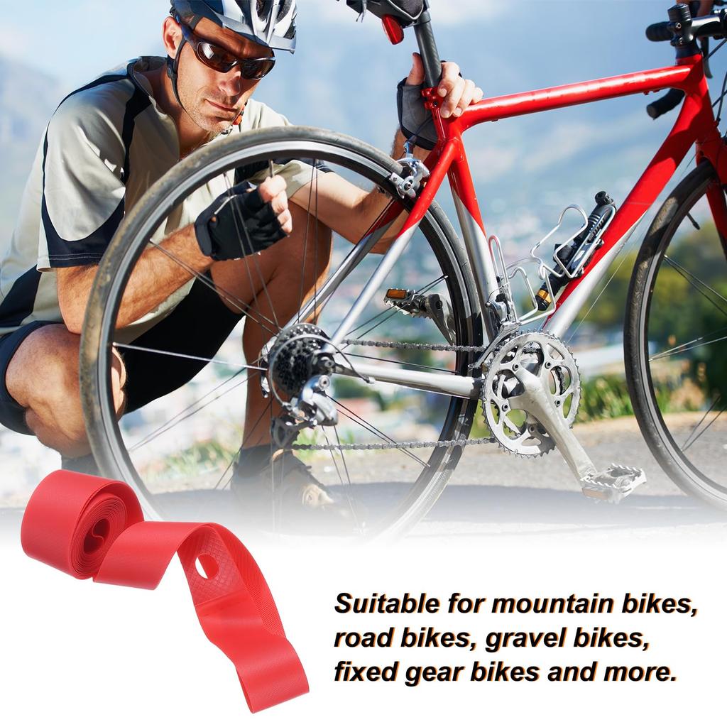 uxcell Bicycle Rim Strip 26" x 20mm PVC Bike Tire