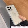 Simple personality rose apple 15 mobile phone case iphone14promax transparent soft rubber 13/12/11 anti-drop xr