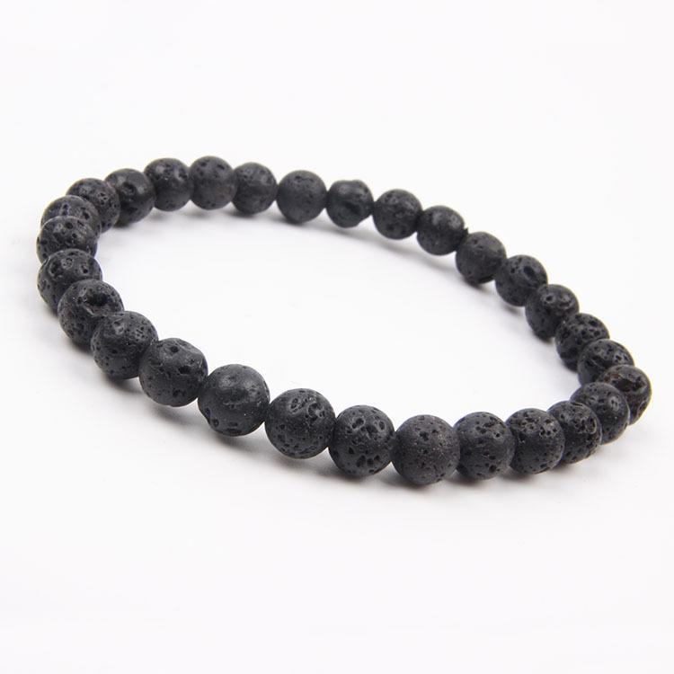 Red Agate Crystal Bracelet: Simple Round Beads, Couple Style Hand Jewelry