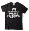 Gaming T-shirt Video Gaming Console Gaming Funny Mens T-shirt Gift Birthday Tee