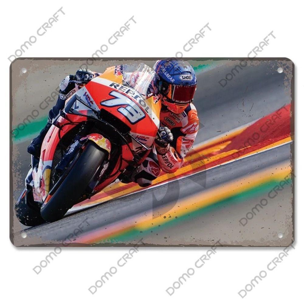 Racing Driver & Rally Metal Tin Signs for Bar Man Cave