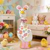 3Pcs Easter Celebration Set For Yard Display With Cap Protective Cloth Cravat Polyester Accessories For Holiday incidents