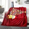 1Pc Christmas Minion Celebration Blanket Soft Throw Blanket For Home Bedroom Bed Sofa Travel Office Solid Christmas Blanket