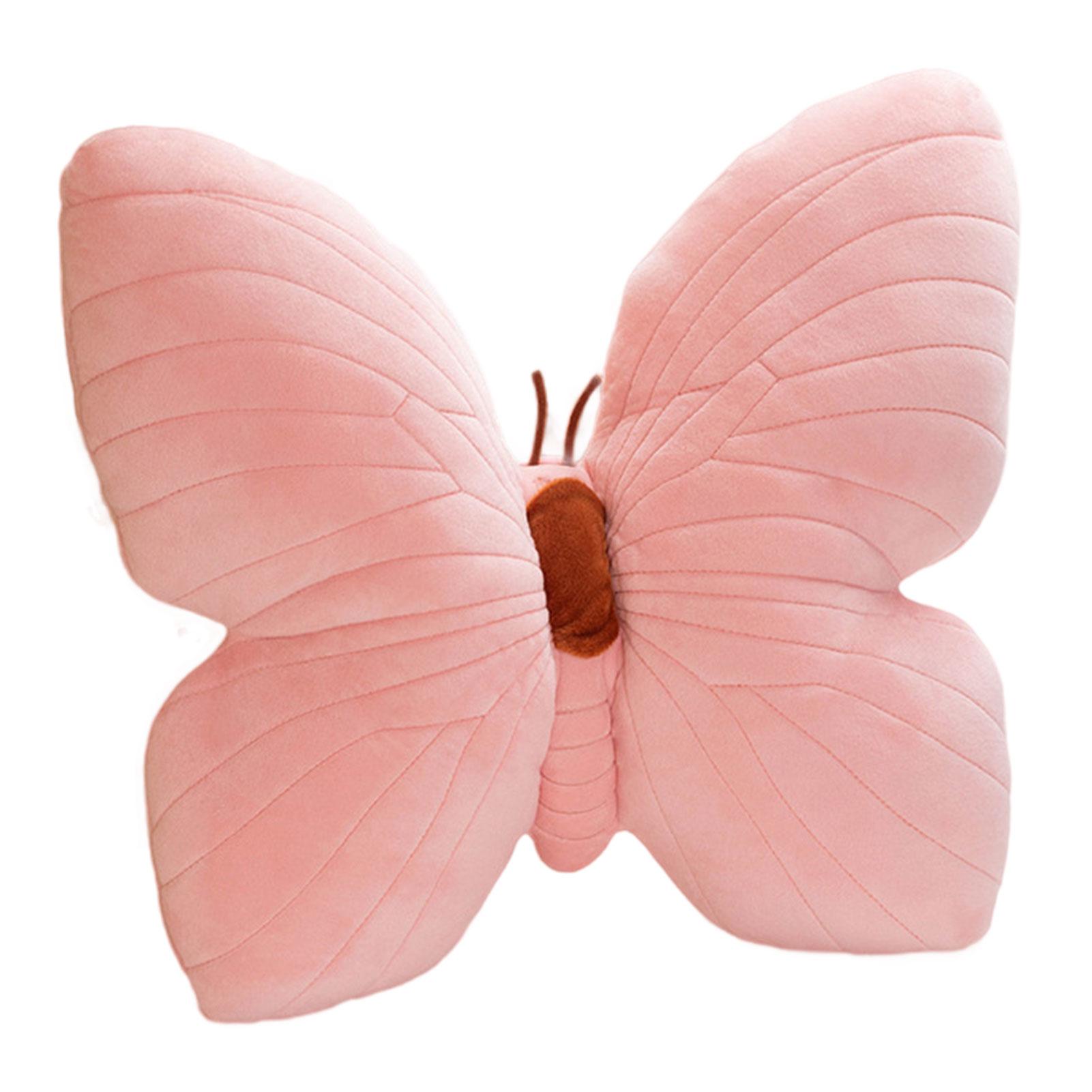 

Butterfly Shaped Filling Cushion Cute For Comfortable Snuggling Cute 3D Butterfly Pillow Sofa Pillow рожевий