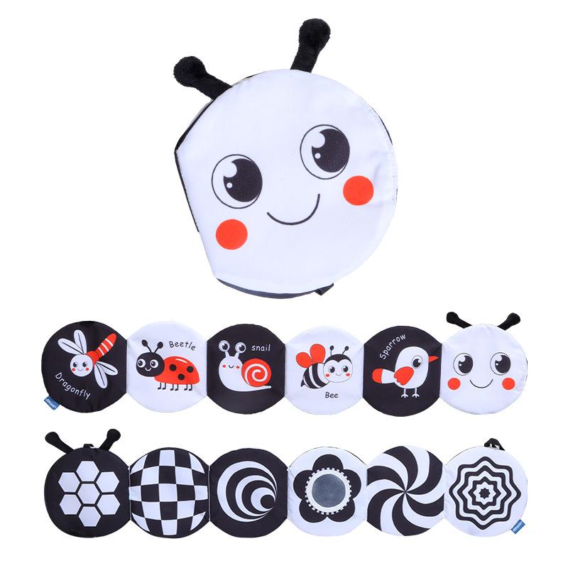 Baby Soft Cloth Book Sensory Cloth Book Toys Early Education Toys Montessori Stroller Toys Baby Crib Toy Baby Book Newborn Gifts
