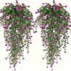 Cross-Border Eucalyptus Camellia Vine Fake Flower Wall Hanging Display