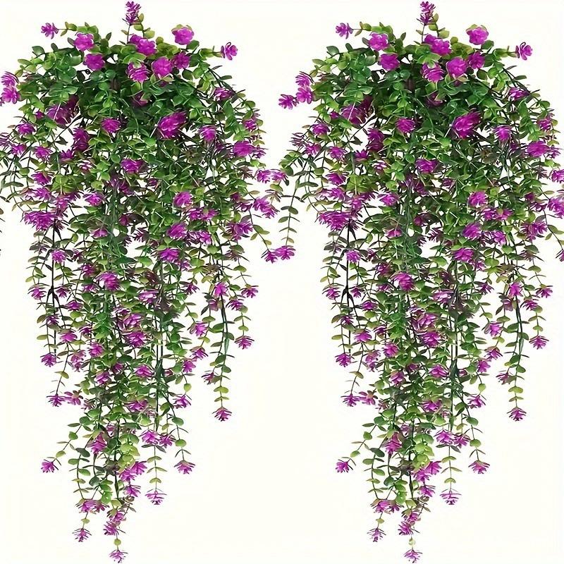 Cross-Border Eucalyptus Camellia Vine Fake Flower Wall Hanging Display