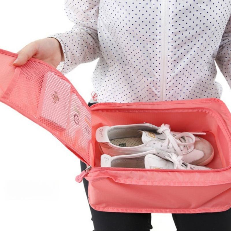 Waterproof Shoes Bag For Sport Foldable Shoe Box Travel Portable Organizer Storage Shoe Pouch Futsal Bag