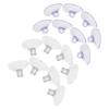 16Pcs Cat Hammock Suction Cups Replacement Transparent PVC Heavy Duty Strong Threaded Suction Cups for Glass Window Pet Perch