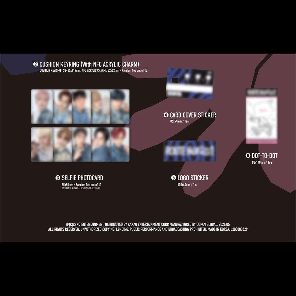 [Vorbestellung] xikers [ROUTE ZERO : Die ORA] NFC-Version. / 7. MINI-ALBUM + Kostenloses Geschenk