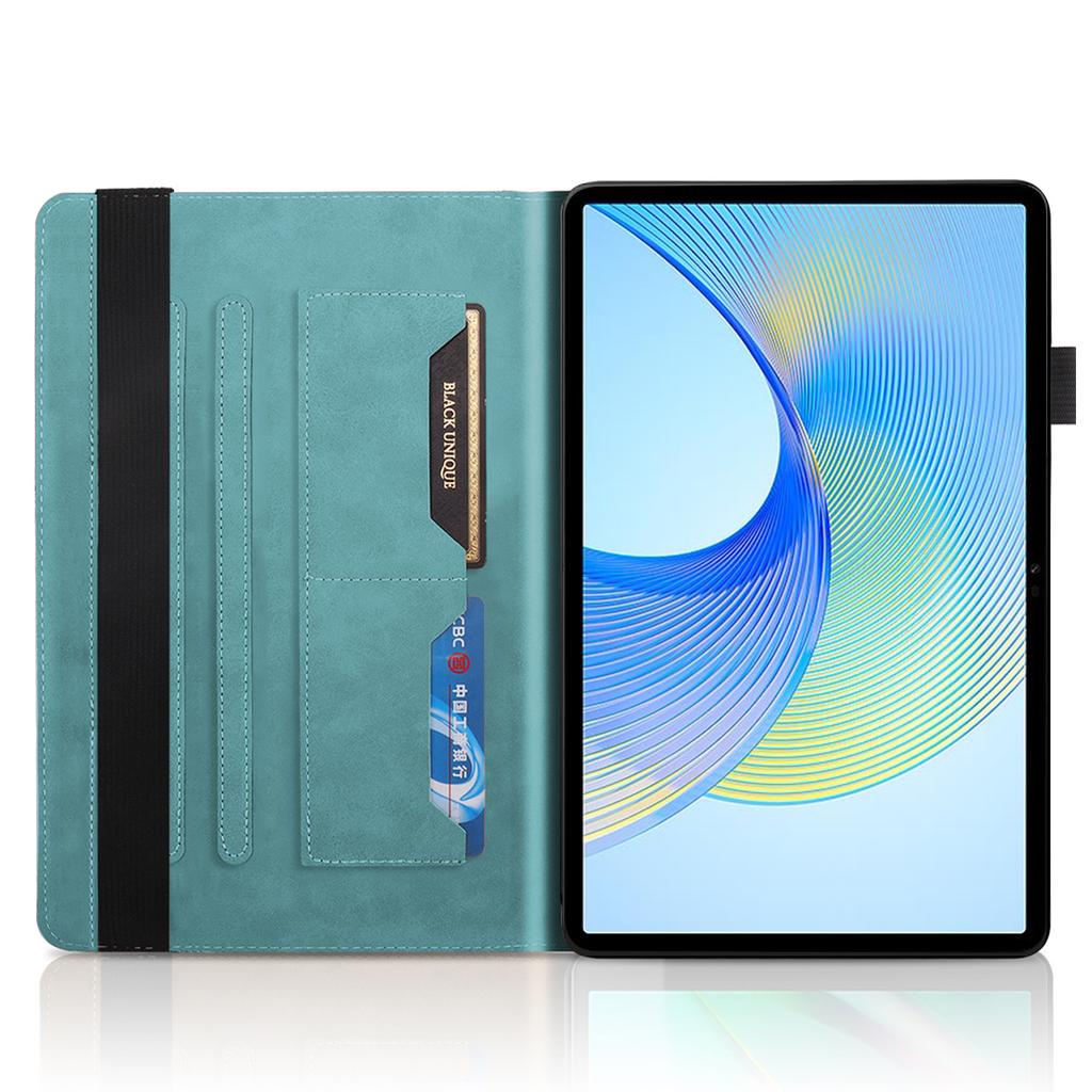 Suitable for Honor V9 tablet leather case, Honor pad X8A Tree of Life embossed card holder protective case X9