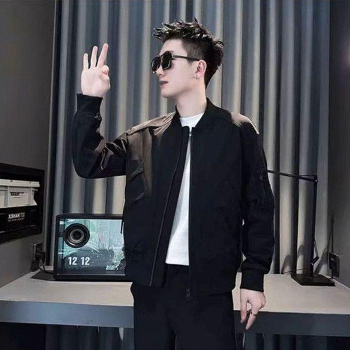 Men's Spring & Autumn Versatile Casual Baseball Jacket - Trendy, Fashionable, Handsome Top