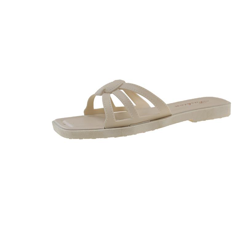 Lady style wear flat-bottomed women's slippers summer style casual versatile beach soft bottom non-slip show feet thin women's slippers