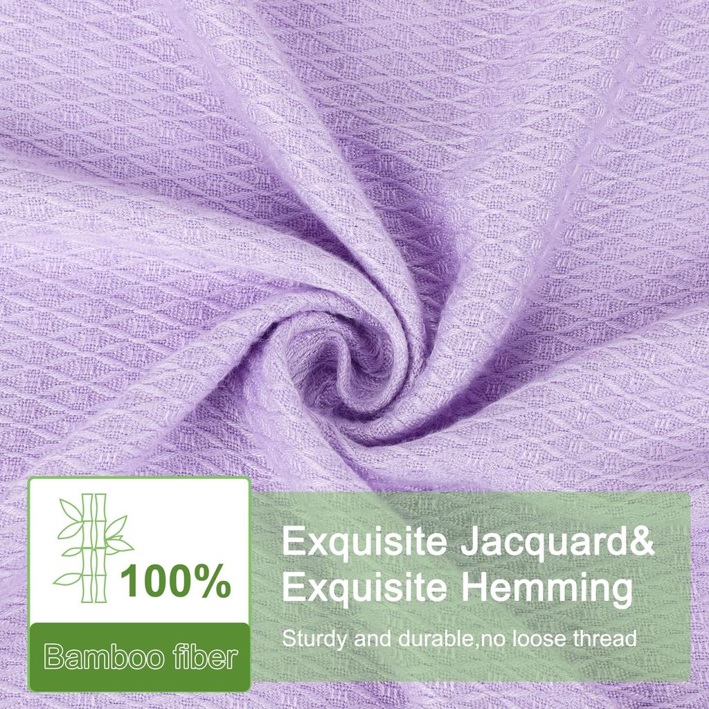 PiccoCasa Cooling Bamboo Fiber Blanket - All Seasons - Cool, Breathable, Soft, Lightweight, Skin-Friendly - For Bed or Sofa - Thin, Cool, Large Size -