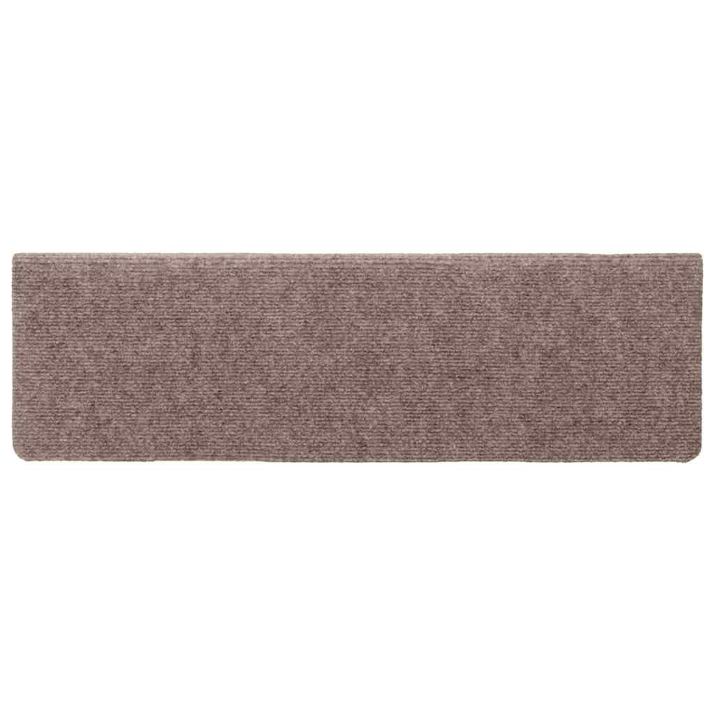 Vidaxl Nakładki Na Schody, 10 Szt., Brązowe, 65X21X4 Cm