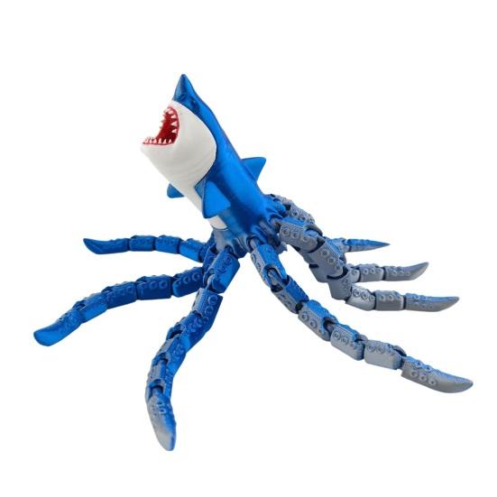 3D Printed Sea Monsters, Articulated Fidget Toy, Sea Eater Deep Sea Creature Collectible, Stress Relief Desk Toy & Unique Gift for Ocean Lovers