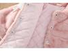 Girls' New Winter Faux Rex Rabbit Fur Coat