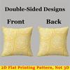 Lemon Slice square Jacquard Pillow Cover for Sofa Office Waist Cushion Cover Home Decorative Pillowcase