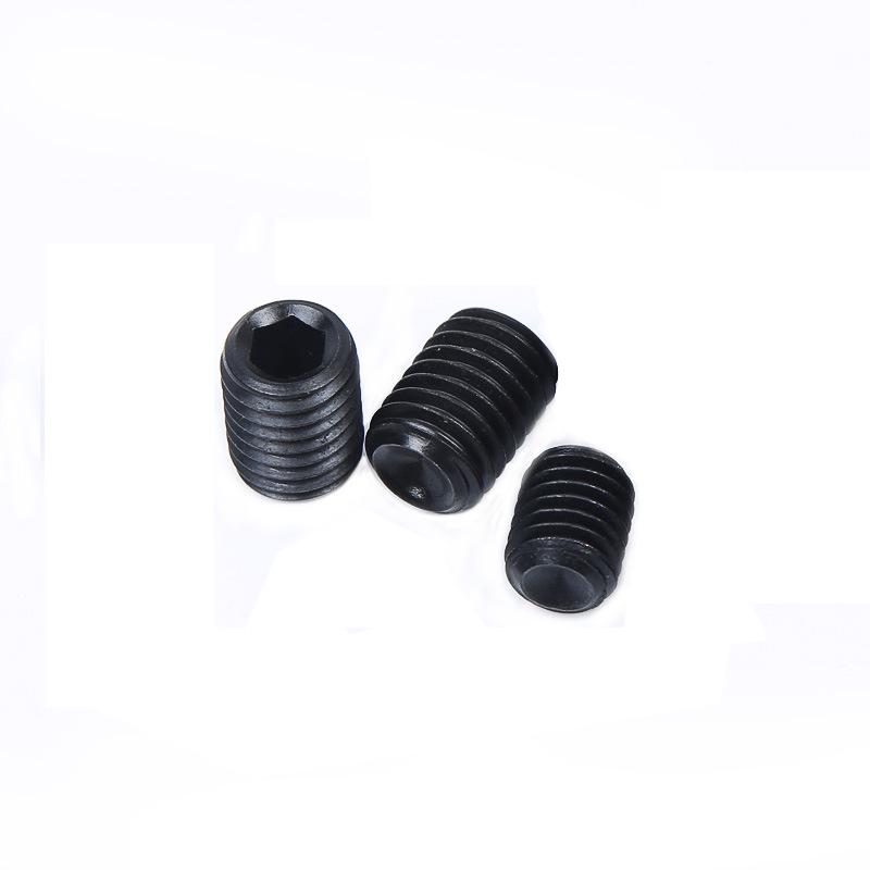 DIN916 Grade 12.9 Hex Socket Headless Set Screw, Cup Point, Machine Screw, Sizes: M3, M4, M5, M6, M8, Lengths: 10mm, 12mm.
