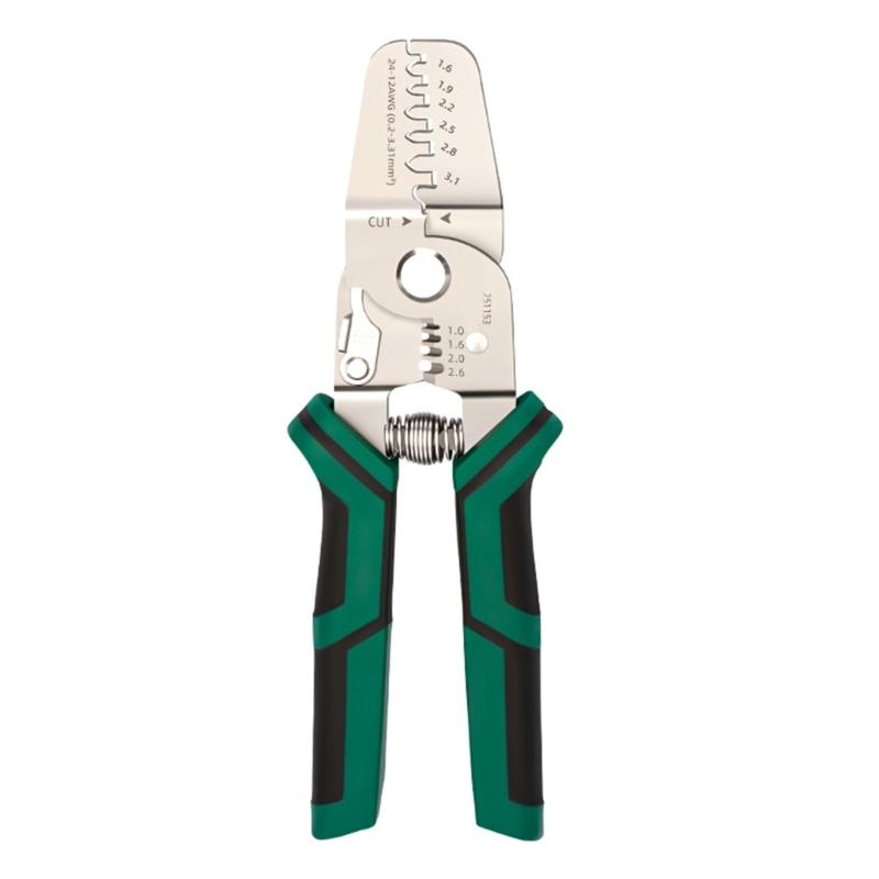 

High Carbon Steel Wire Stripper And Terminal Crimper Tool Pliers Cutter For Industrial Maintenance And DIY Applications
