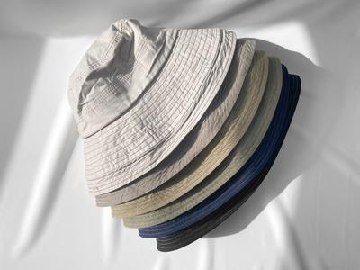 Women's Unisex Long Brim Bucket Hat Cotton