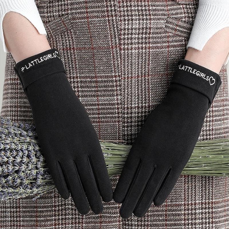 Ladies' Autumn And Winter  Fashionable And Versatile Touchscreen Gloves